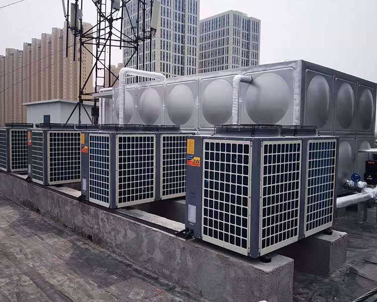 太原华诺教育4台10P乐峰空气能热水项目